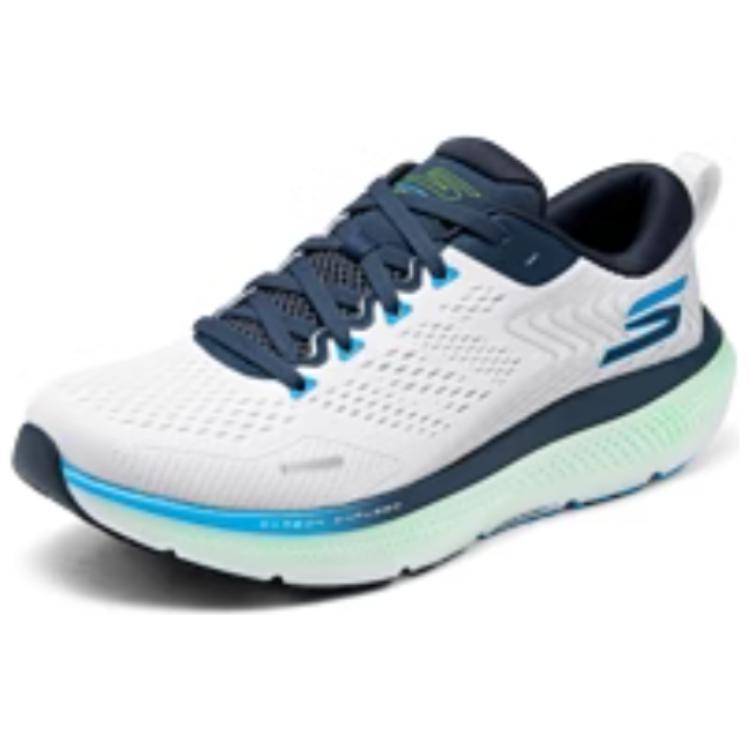 Skechers GO Run Ride 11 Soft And Comfortable Abrasion Resistant Abrasion Resistant Low top Running Shoes Men’s White