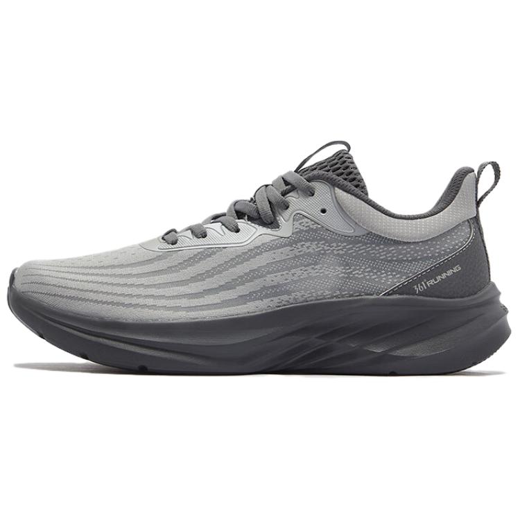 361° Wear resistant And Lightweight Low top Casual Running Shoes Men’s Gray