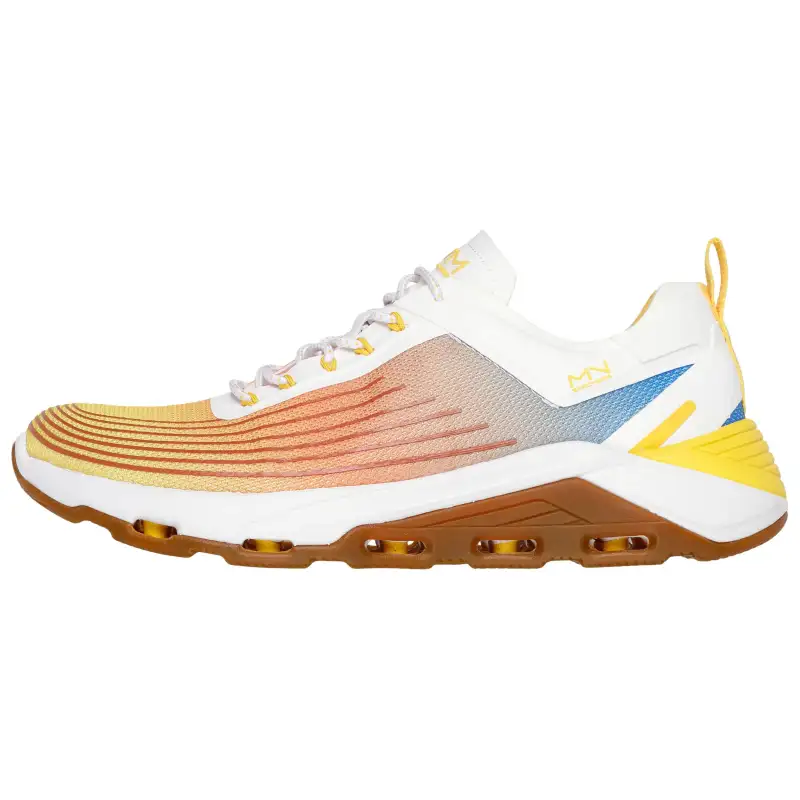 Skechers MARK NASON Low top Running Shoes Men's White Orange