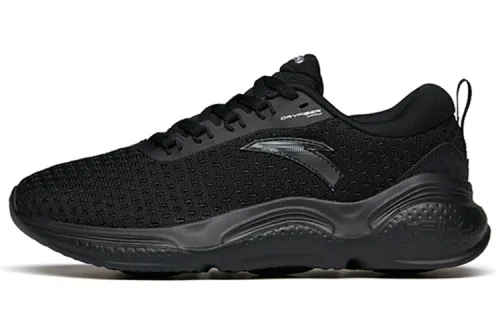 Anta Running Collection Sports Slip Resistant Cushioning Low top Running Shoes Women's Black