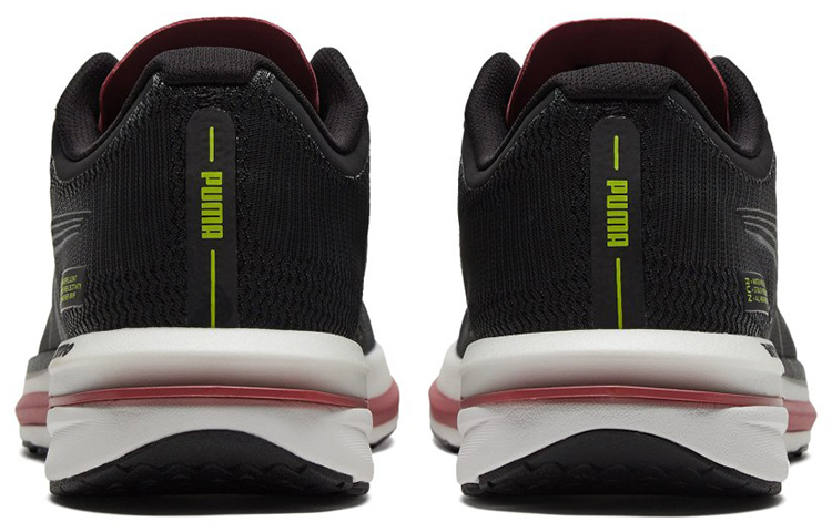 Женские кроссовки PUMA Velocity Nitro 1 Wtr Wns (черно-серебристо-желтые) — Чёрный / серебристый / жёлтый / красный / белый — фото 5