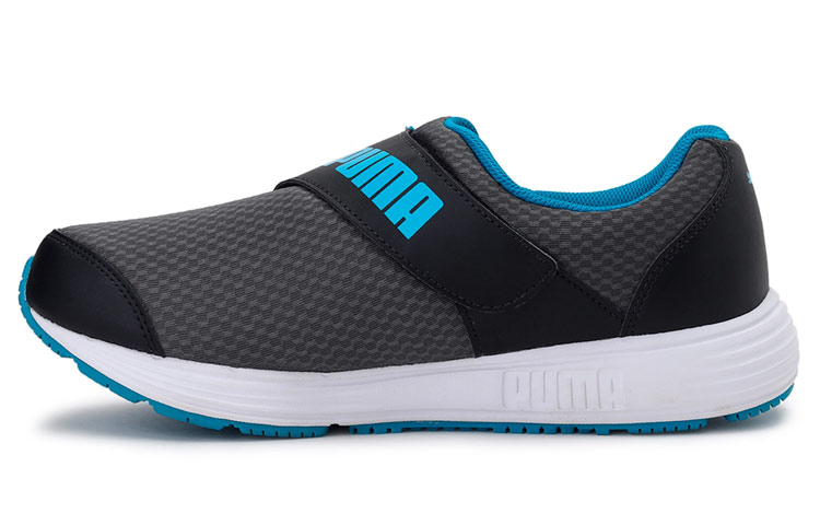 PUMA Reef Slip on Idp Slip Resistant Abrasion Resistant Low top Running Shoes Men's Gray Blue
