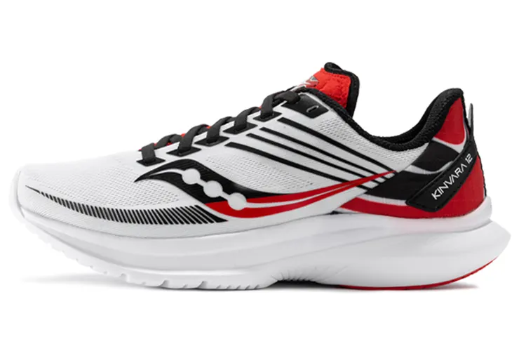 Saucony Kinvara Elite 12 Running Shoes Women's Low Top White/Red/Black