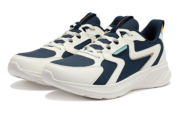 361° Comfortable Cushioning, Wear Resistant Low top Running Shoes Men’s White Blue