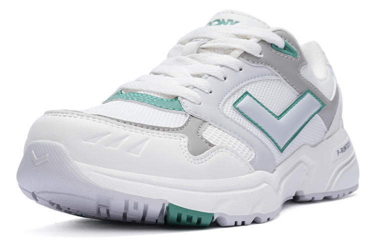 Pony MJ 72 Cushioning Slip Resistant Low top Running Shoes Unisex White Gray