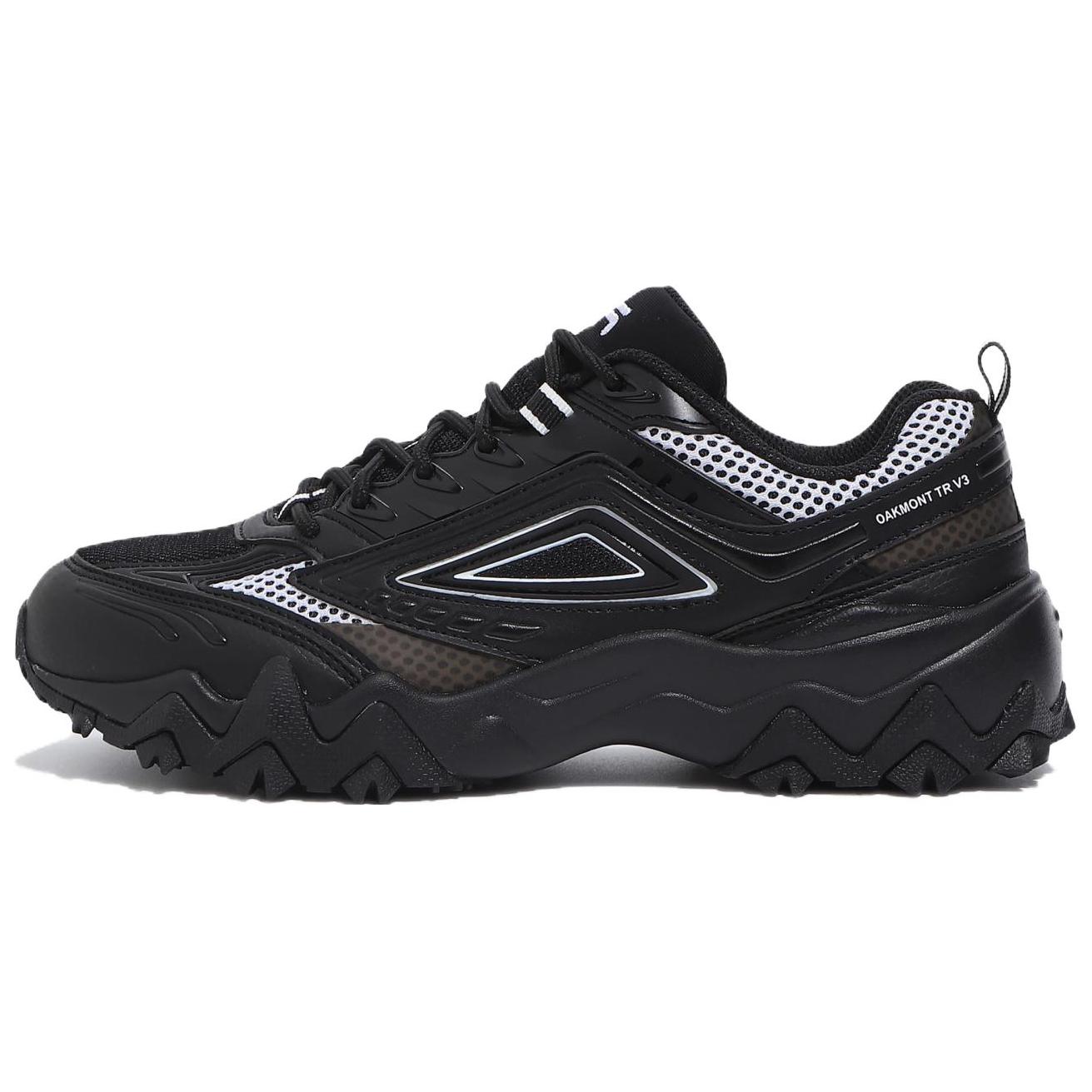 FILA Taurus V3 Comfortable Low top Running Shoes Unisex Black