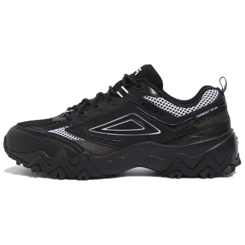 FILA Taurus V3 Comfortable Low top Running Shoes Unisex Black
