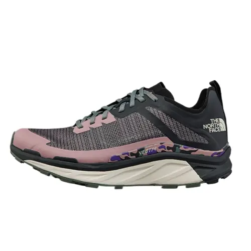THE NORTH FACE Support Balance Lightweight Mid top Running Shoes Women's Peach Pink