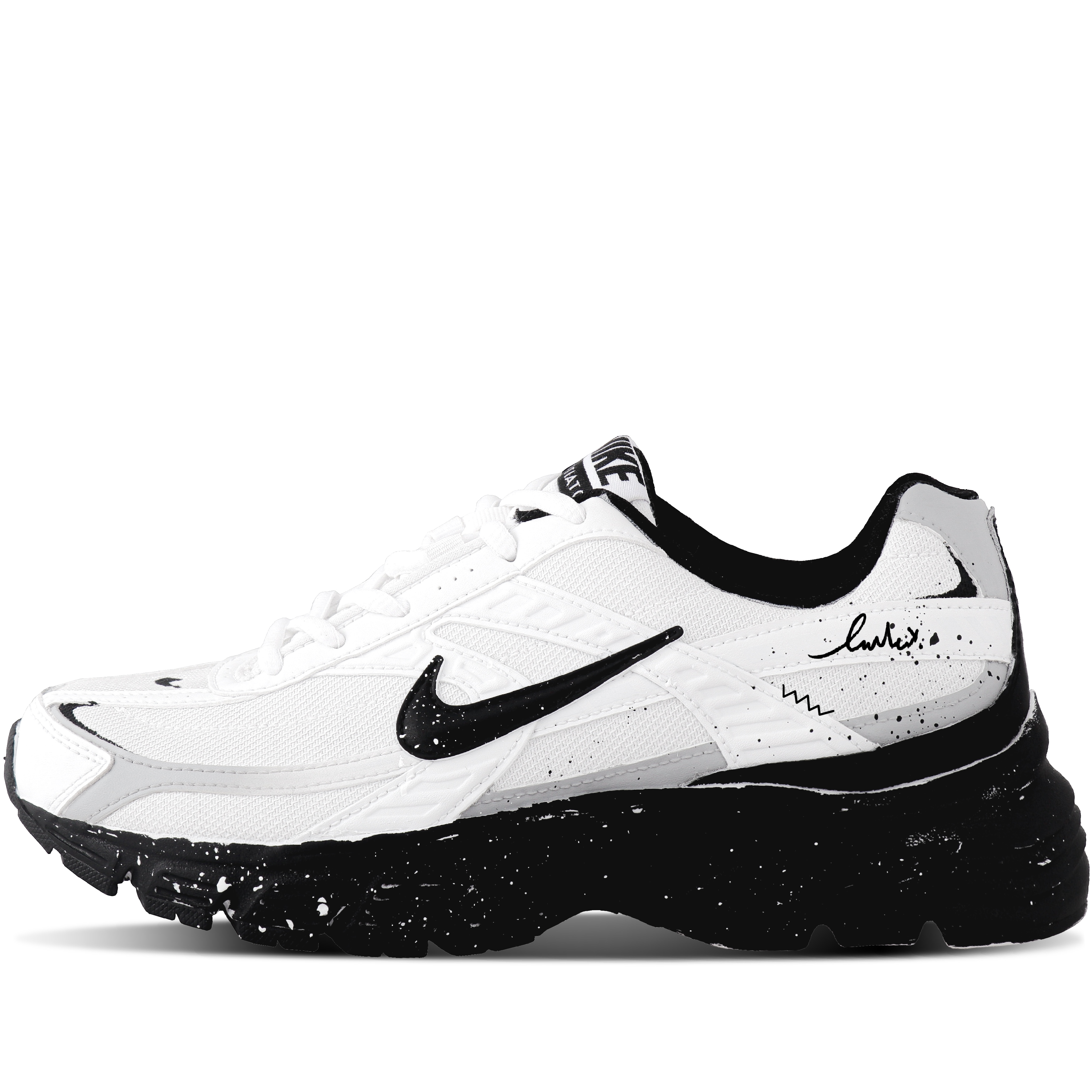 Nike Initiator Cushioning Breathable Support Low top Running Shoes Unisex White