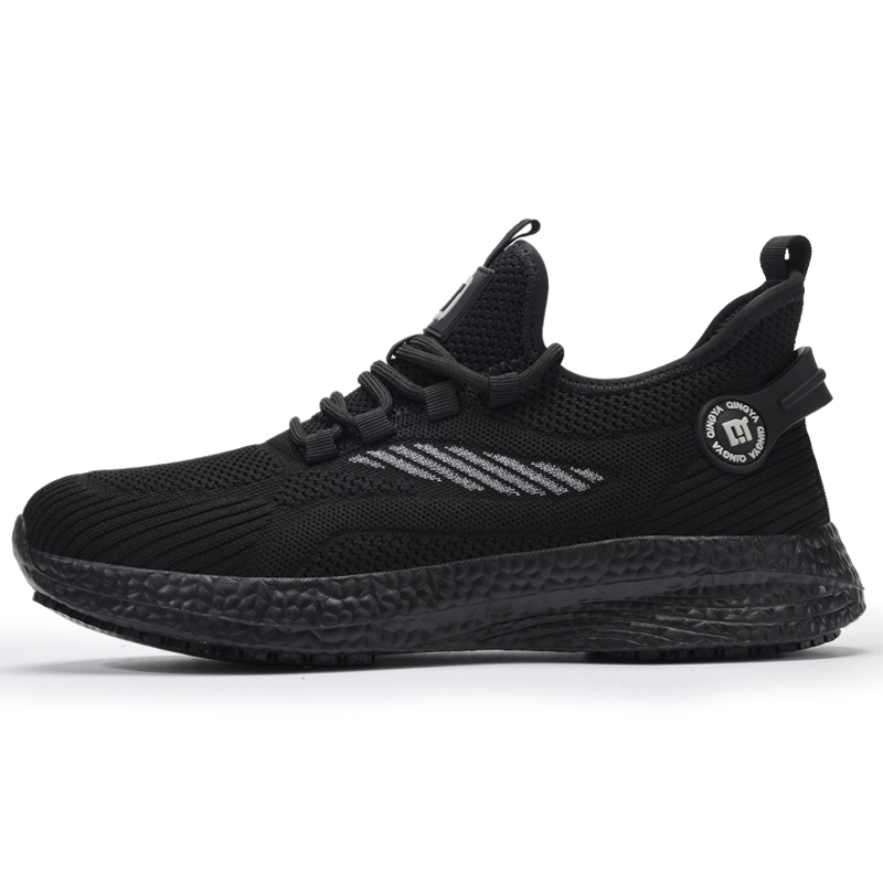 LANOUDUN Slip Resistant, Breathable, And Lightweight Low top Outdoor Shoes Unisex Black