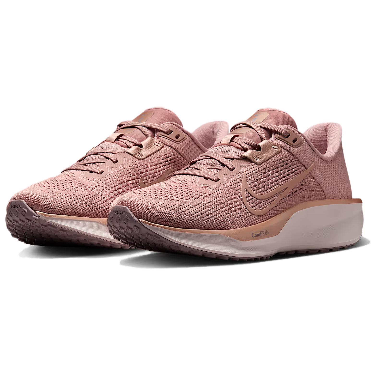 Nike Quest 6 Cushioning Abrasion Resistant Support Low top Running Shoes Women’s Mud Red