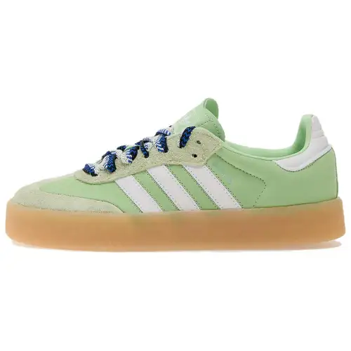 Sambae Wmns Adidas Originals 'Semi Green Spark White Wonder Blue' Women's