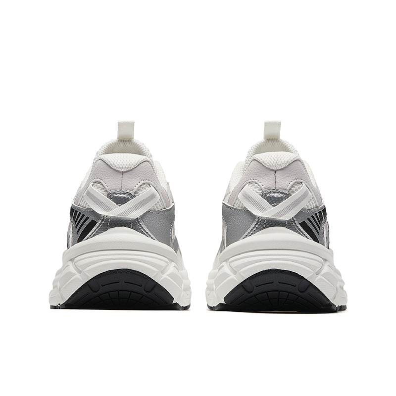 Anta AT2002 Retro Sports Textile, TPU, Synthetic Leather Low top Running Shoes Women’s White Silver
