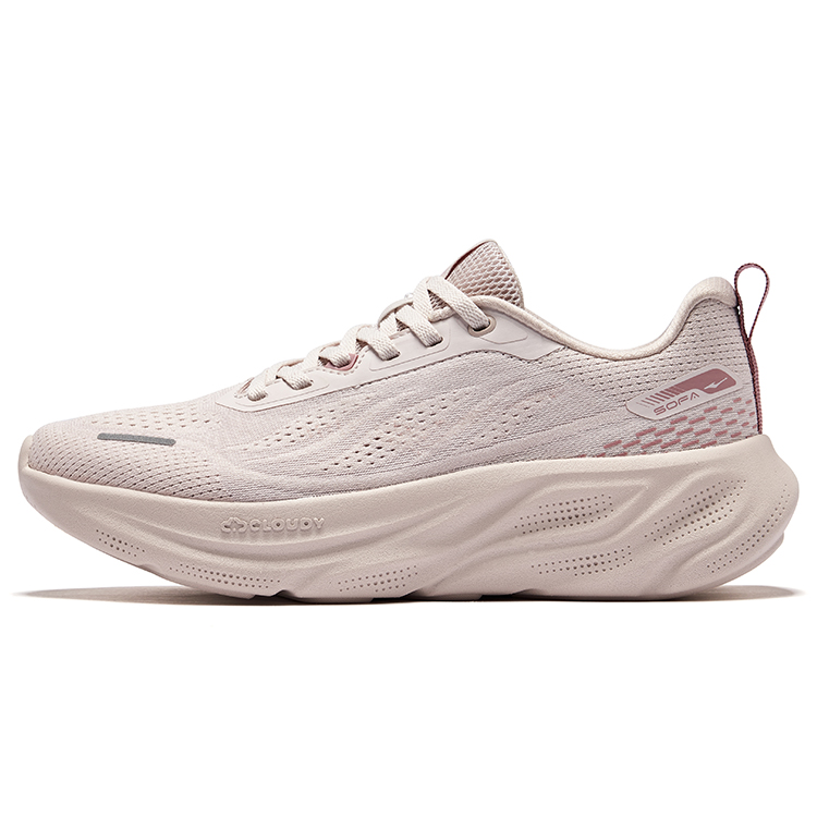 Erke Low top Casual Running Shoes Women’s Beige Pink