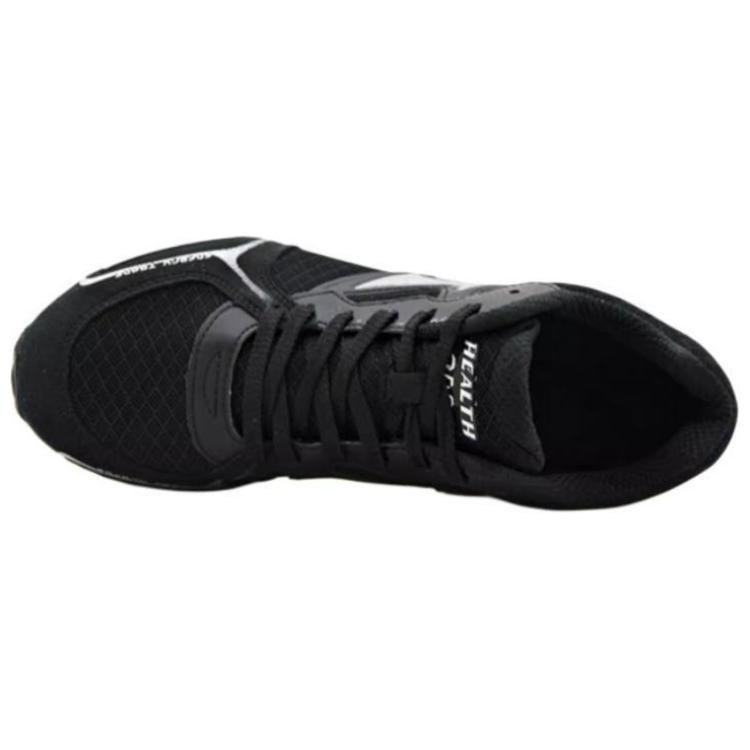 HEALTH Comfortable Cushioning Slip Resistant Running Shoes Unisex Black