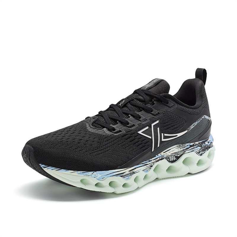 XTEP Cushioning Spin 11 Cushioning Abrasion Resistant Coverage Lightweight Low top Running Shoes Women’s Black