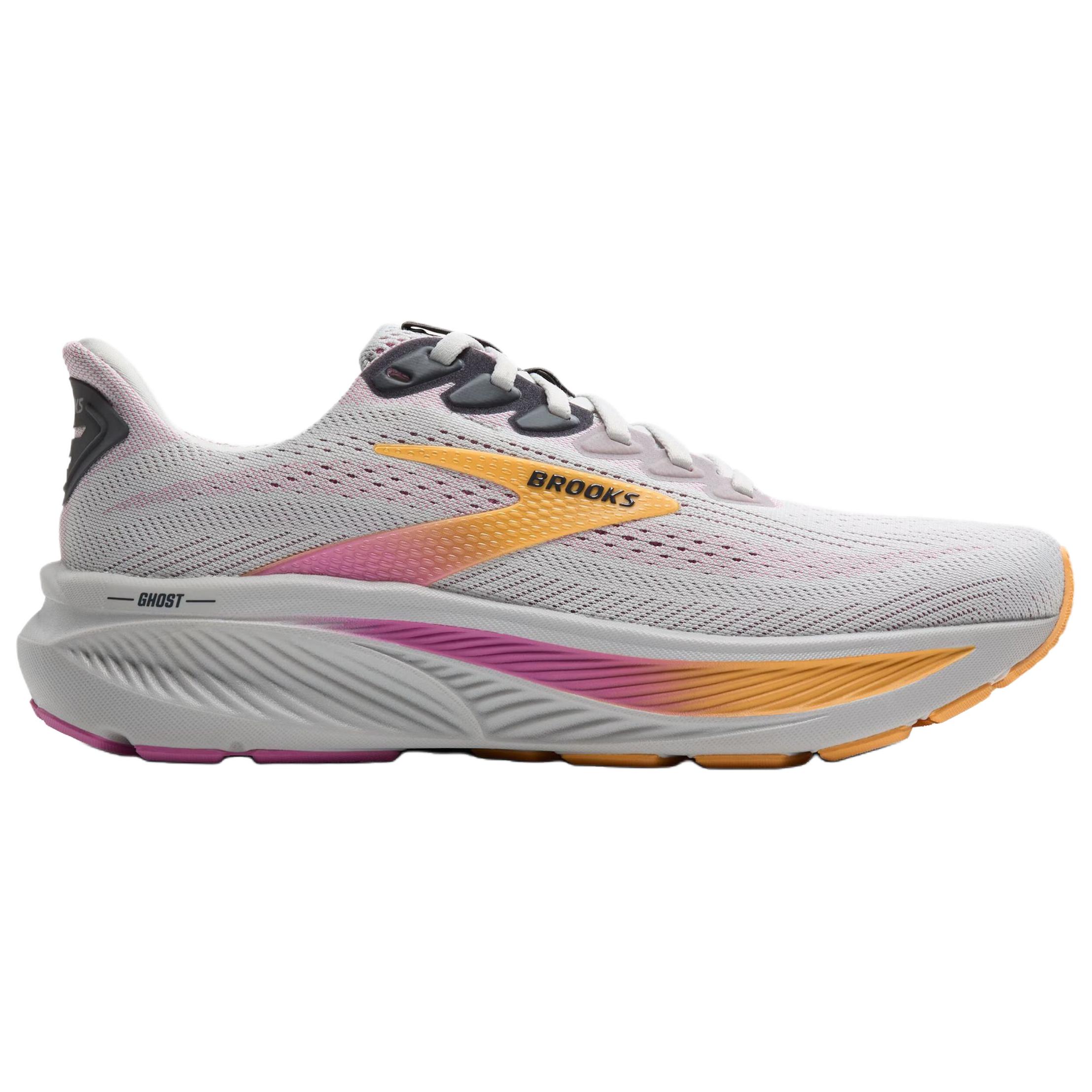Brooks Slip Resistant Abrasion Resistant Low top Casual Running Shoes Women’s Gray Pink