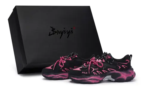 FILA Fern2 811 Manufacturing, Shadow Rose Scent, Special Shoe Box Slip Resistant Abrasion Resistant