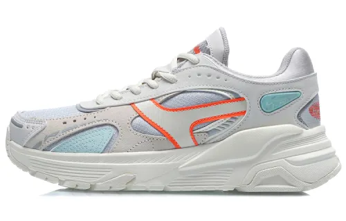 Li Ning Running Shoes Women's Low Top Gray/Blue/Orange