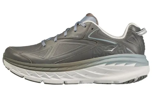 HOKA ONE ONE Bondi L Cushioning Textile, Synthetic Leather Breathable Lightweight Abrasion Resistant Slip Resistant