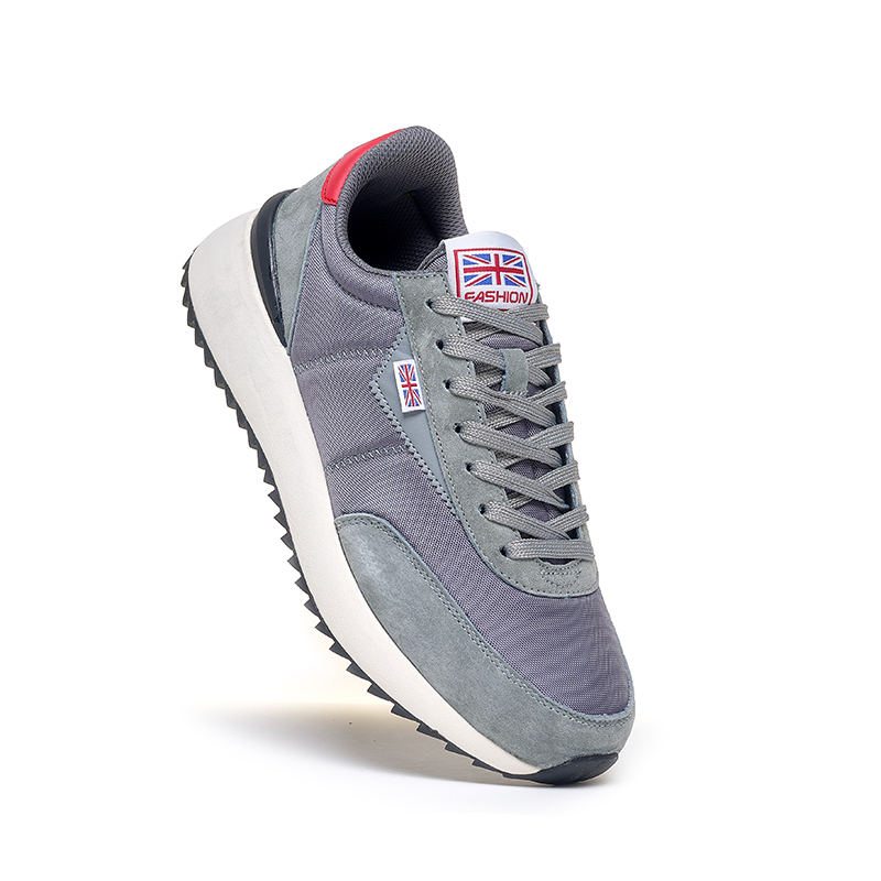TREEPERI Running Shoes Unisex Low Top Gray