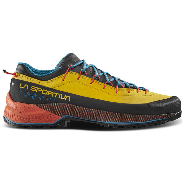 LA SPORTIVA Leather Comfortable Abrasion Resistant Abrasion Resistant Low top Outdoor Shoes Unisex Yellow