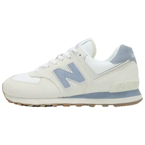 New Balance NB 574 Support Breathable Low top Casual Running Shoes Men's Beige Blue