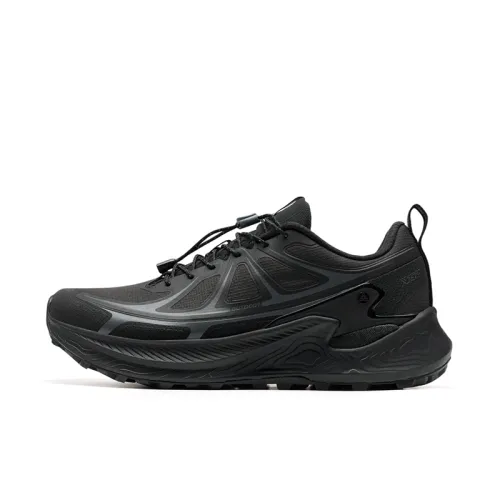 Xtep Chaishan PRO water-repellent low-top outdoor functional shoes men's black