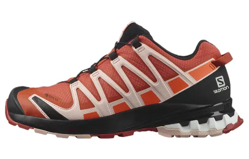 SALOMON XA Pro 3D V8 Outdoor Shoes Women's Low Top Beige/Orange/Black