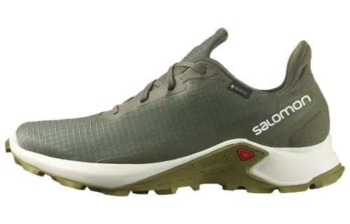 SALOMON Alphacross 3 Running Shoes Men's Low Top Olive Green