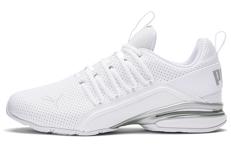 PUMA Axelion Perf Wide 'White Silver'