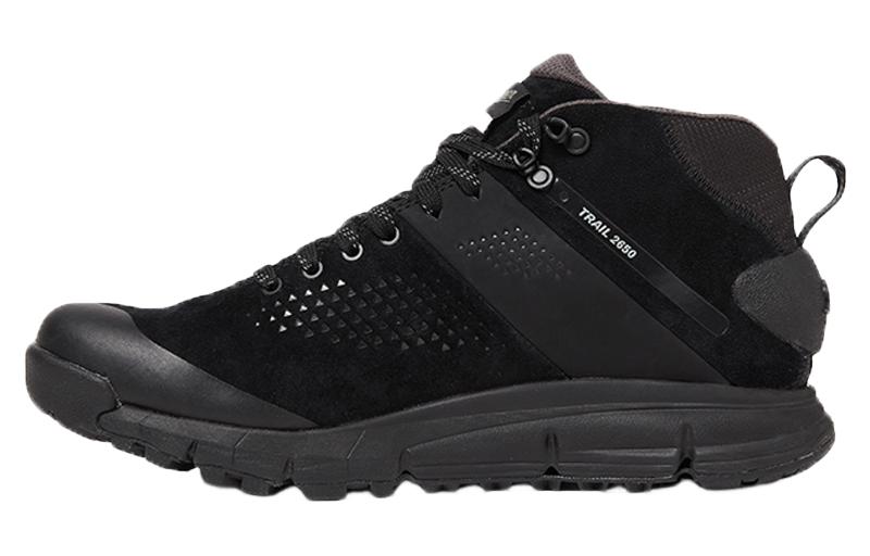 Danner Trail 2650 Slip Resistant, Abrasion Resistant, Waterproof, And Breathable Mid top Running Shoes Men’s Black