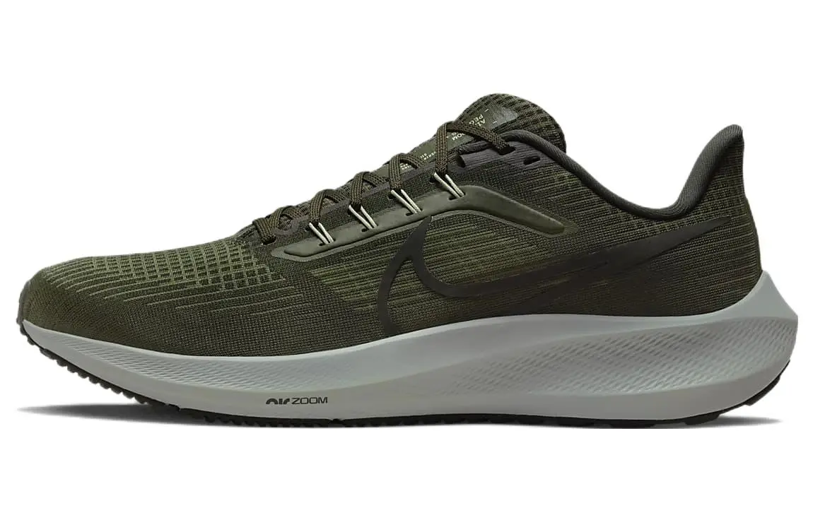 Nike Air Zoom Pegasus 39 Fabric Cushioning Slip Resistant Abrasion Resistant Low top Running Shoes Men's Green Black