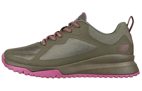 Skechers Bobs Running Shoes Women's Low Top Olive Green