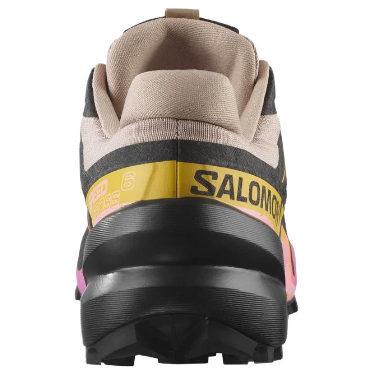 SALOMON Speedcross 6 Trail Running Shoes Women’s Black Brown Pink