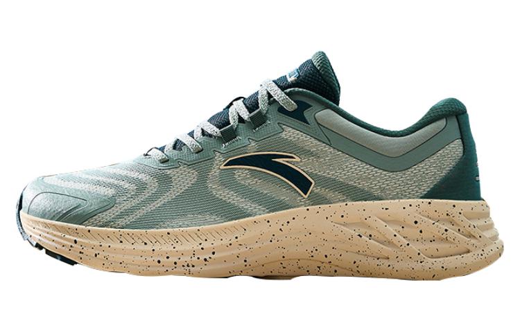 Anta Cushioning Low top Running Shoes Men’s Asphalt Gray Green