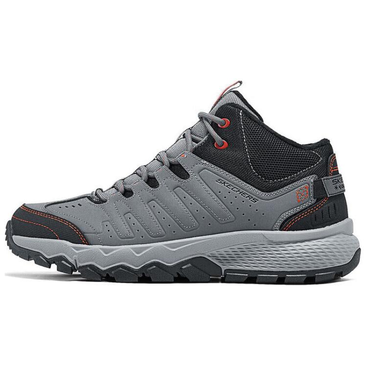 Skechers OUTDOOR MENS Comfortable Mid top Outdoor Shoes Men’s Gray Black