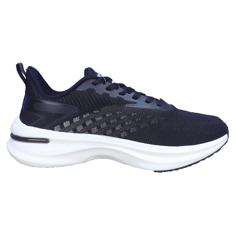 Erke Cushioning Abrasion Resistant Breathable Low top Jiang Rebound Technology Casual Running Shoes Men’s Black