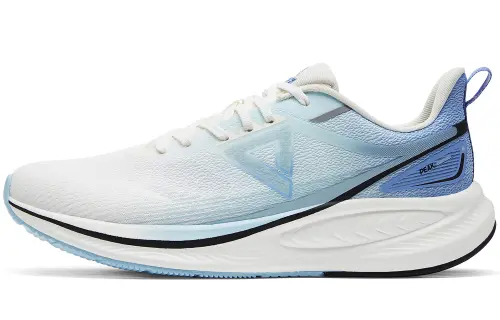 PEAK Taichi Breeze Running Shoes Men's Low Top Beige White Moon Blue