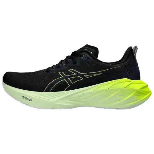 ASICS Novablast 4 Abrasion Resistant Abrasion Resistant Low top Running Shoes Men's Black Green