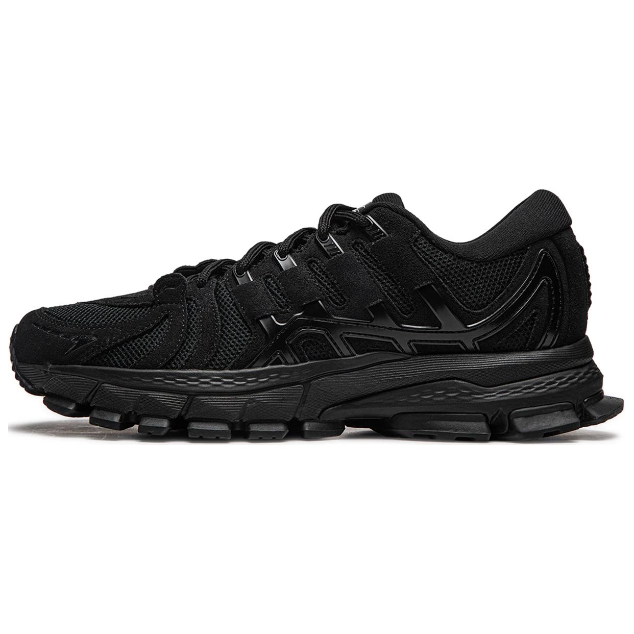 Li Ning Cushioning Abrasion Resistant Cushioning, Wear Resistant Low top Running Shoes Men’s Black