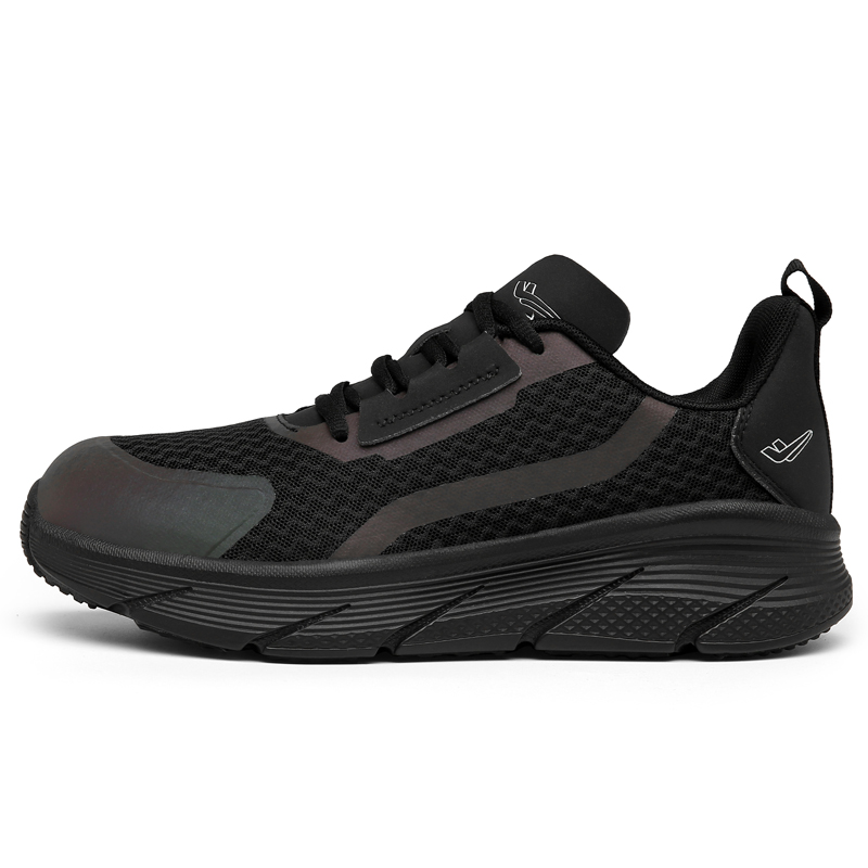 XPD Breathable Support Impact Resistant Mid top Running Shoes Unisex Black