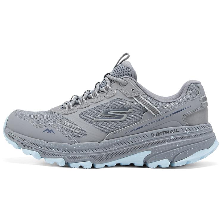Skechers GO RUN Trail Altitude 2.0 Abrasion Resistant Low top Running Shoes Women’s Gray Blue