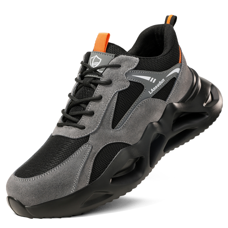 LANOUDUN Lightweight Rebound Low top Outdoor Shoes Unisex Gray