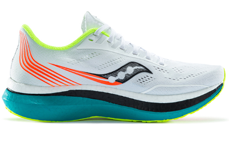 Мужские кроссовки Saucony Endorphin Pro (сине-белые) — Синий / белый — фото 2