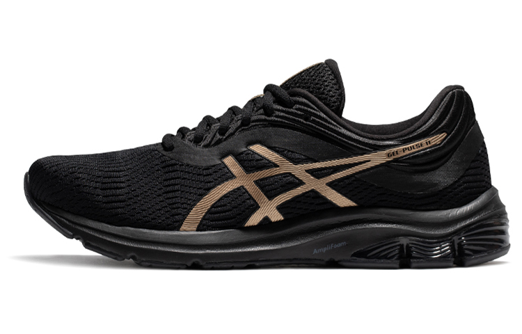 Мужские кроссовки ASICS Gel-Pulse 11 (черно-золотые)
