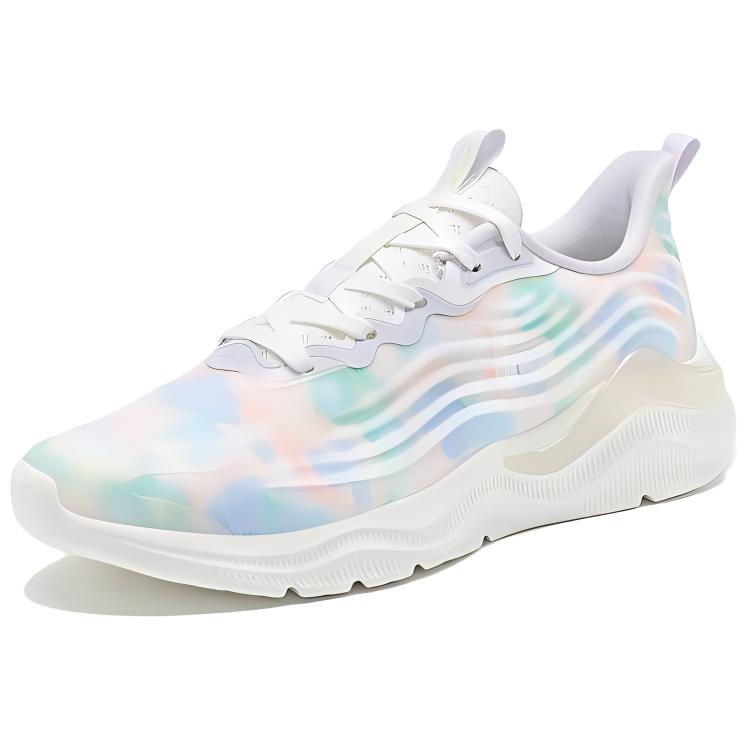 XTEP Soft And Comfortable Fabric Slip Resistant Abrasion Resistant Low top Running Shoes Women’s Multicolor