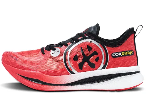 BMAI Bimax Shock Carbon 2.0 42K Full Palm Carbon Plate Flick Marathon Physical Test Sports Student Training Racing Test Low-top Running Shoes Men's Red Sun