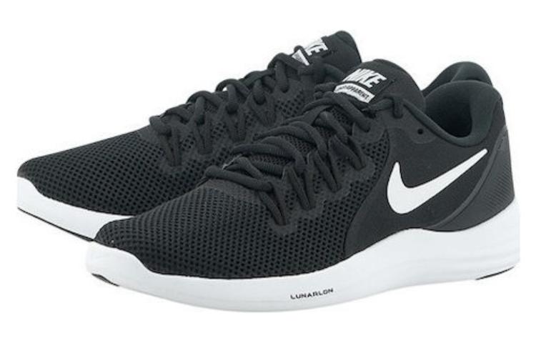 Мужские кроссовки Nike Lunar Apparent (черно-белые) — фото 2