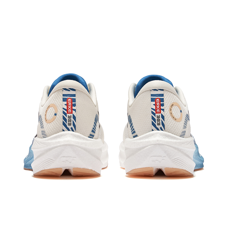 Erke Dust 3.0 Qi Technology Cushioning Rebound Low top Training Sprint Racing Running Shoes Men’s Ocean Silk Colorway